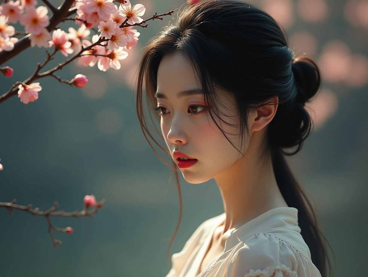 南乡子·细雨湿流光